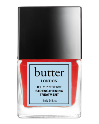 butter LONDON | Strawberry Rhubarb Jelly Nail Treatment - poloprůhledný posilující lak na nehty butter LONDON | Strawberry Rhubarb Jelly Nail Treatment - poloprůhledný posilující lak na nehty
