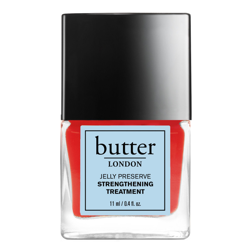butter LONDON | Strawberry Rhubarb Jelly Nail Treatment - poloprůhledný posilující lak na nehty