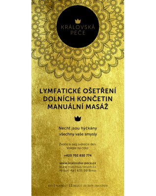 Dárkový poukaz - SALON - Manuální lymfatická masáž dolních končetin Dárkový poukaz - SALON - Manuální lymfatická masáž dolních končetin